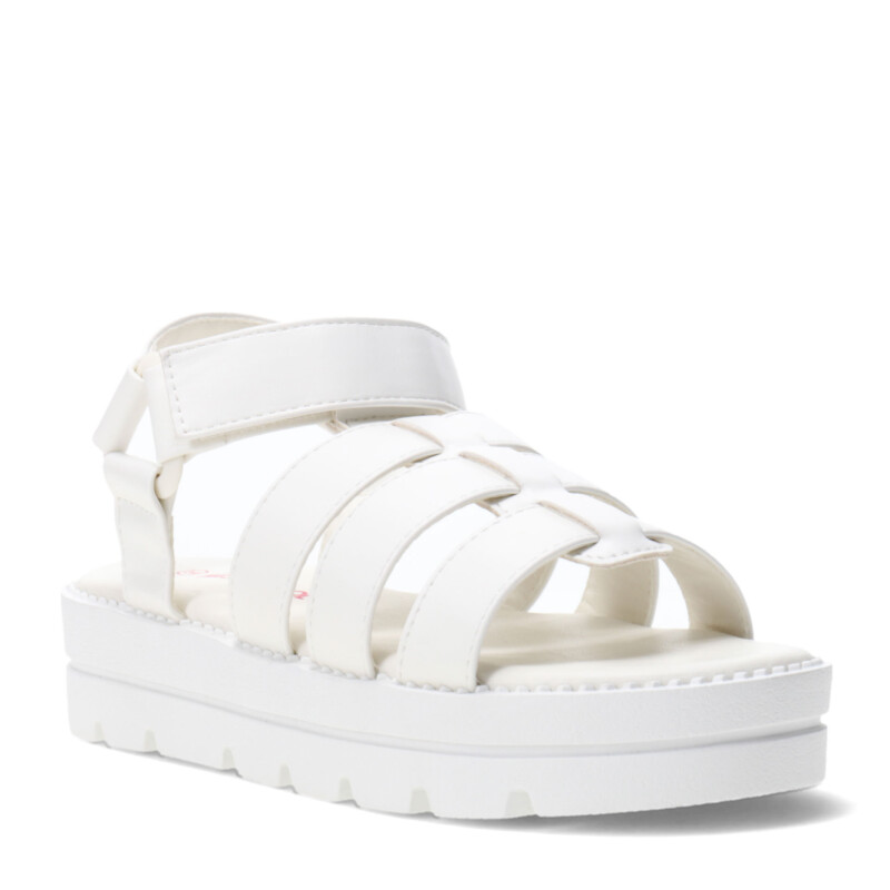 Sandalias de Niña MINI Miss Carol ATENAS franciscana Blanco