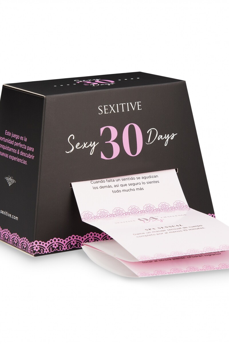 Sexy 30 days: Juego de desafíos negro