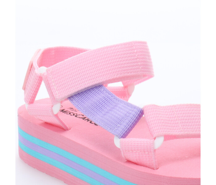 Sandalia SOHO teva con plataforma de goma Pink