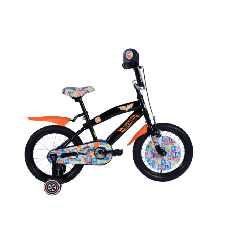 Bicicleta Mattel Hotwheels Rodado 16 Negro