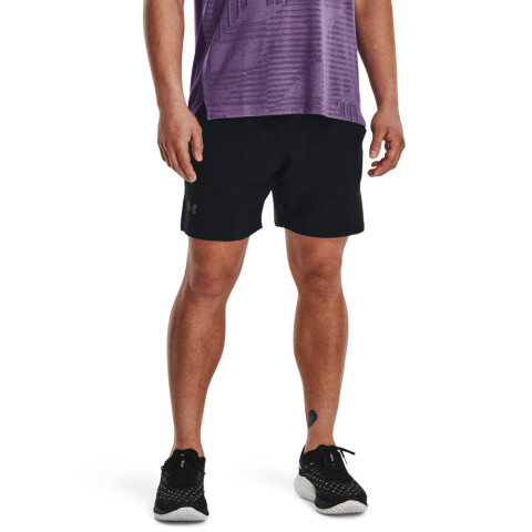 UA LAUNCH PRO 2n1 7'' SHORTS-GRY BLK-001
