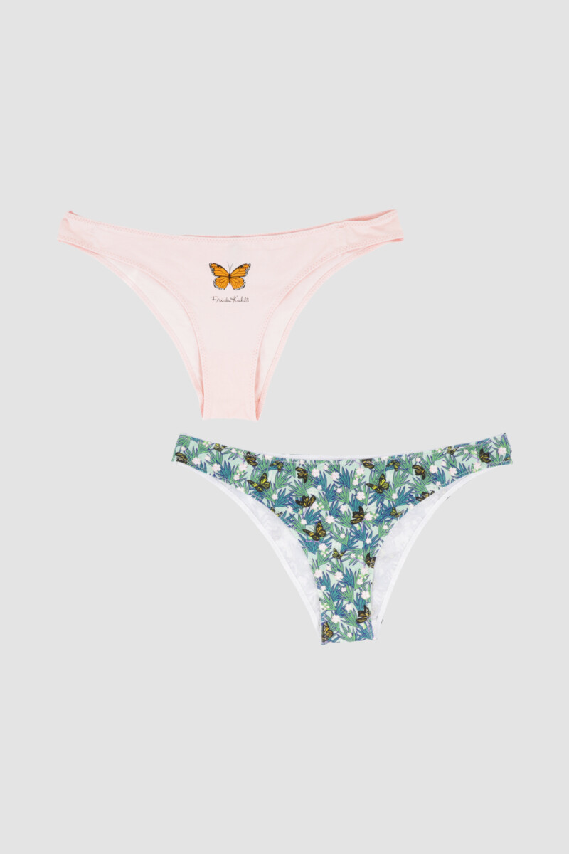 Pack x 2 panty cotton frida Flores