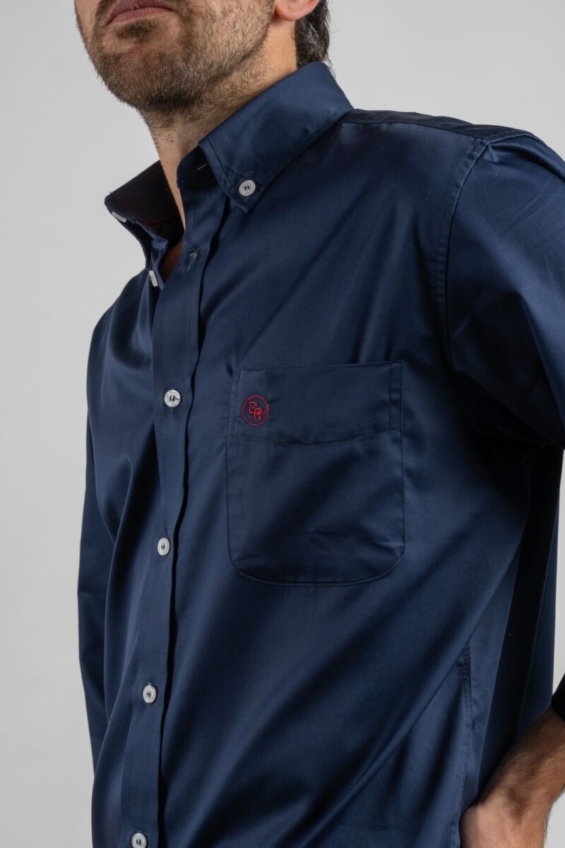 Camisa Casual Brixton Marino