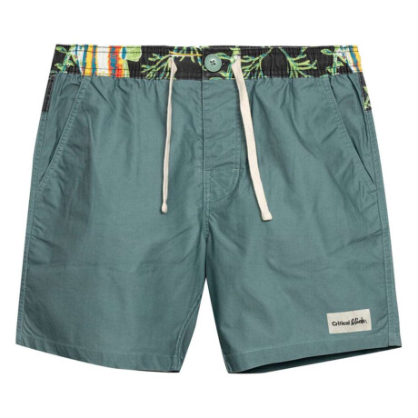 Boardshort Critical Slide Tropical Plain Jane 16'' Verde