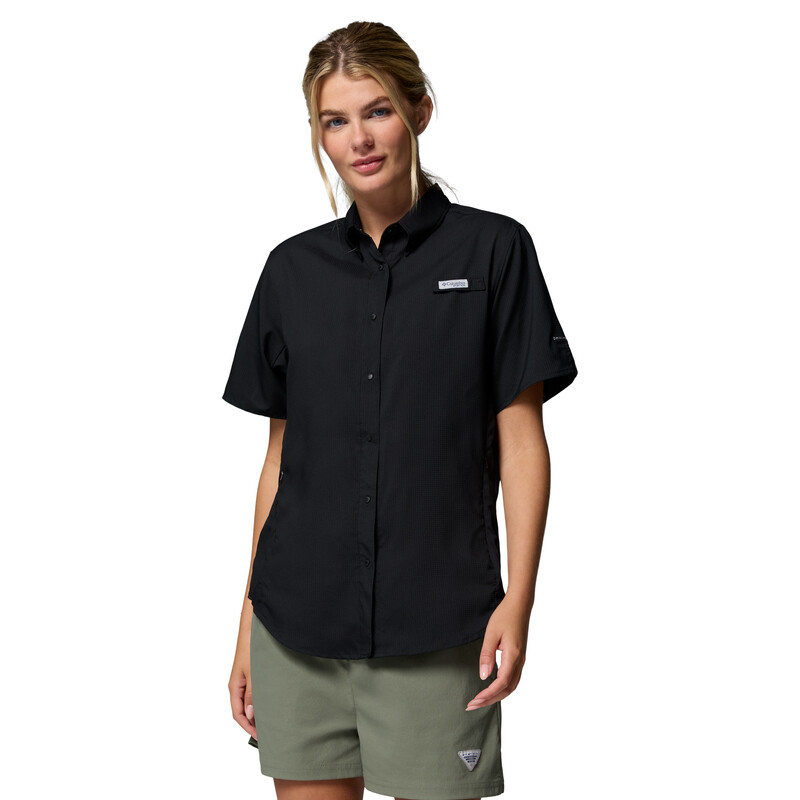 Camisa Tamiami ll SS Mujer BLACK / SHARK