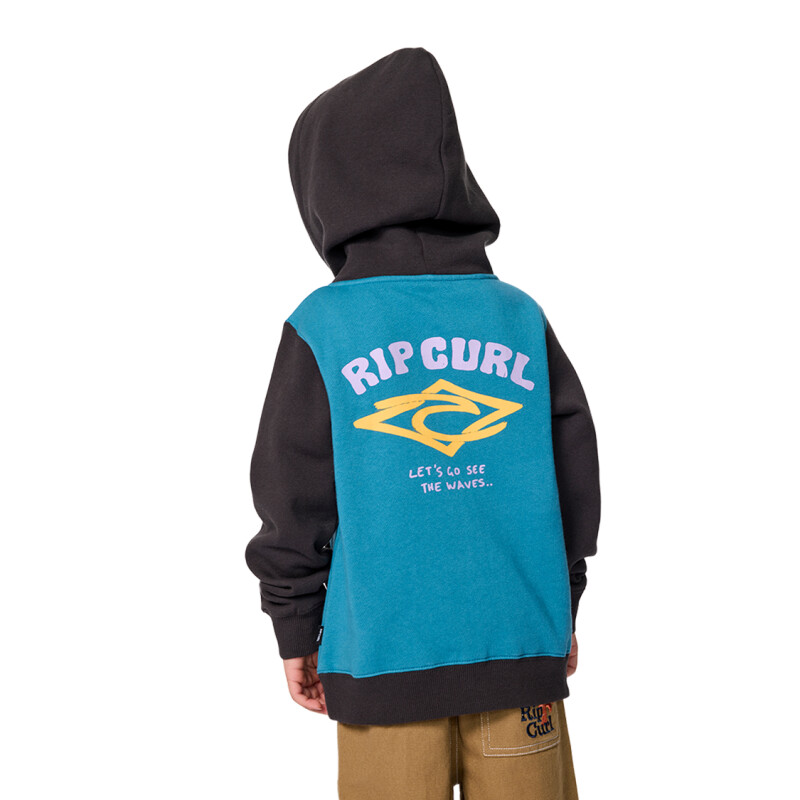 Canguro Rip Curl Wave Dayz Z/T Fleece - Niño Canguro Rip Curl Wave Dayz Z/T Fleece - Niño