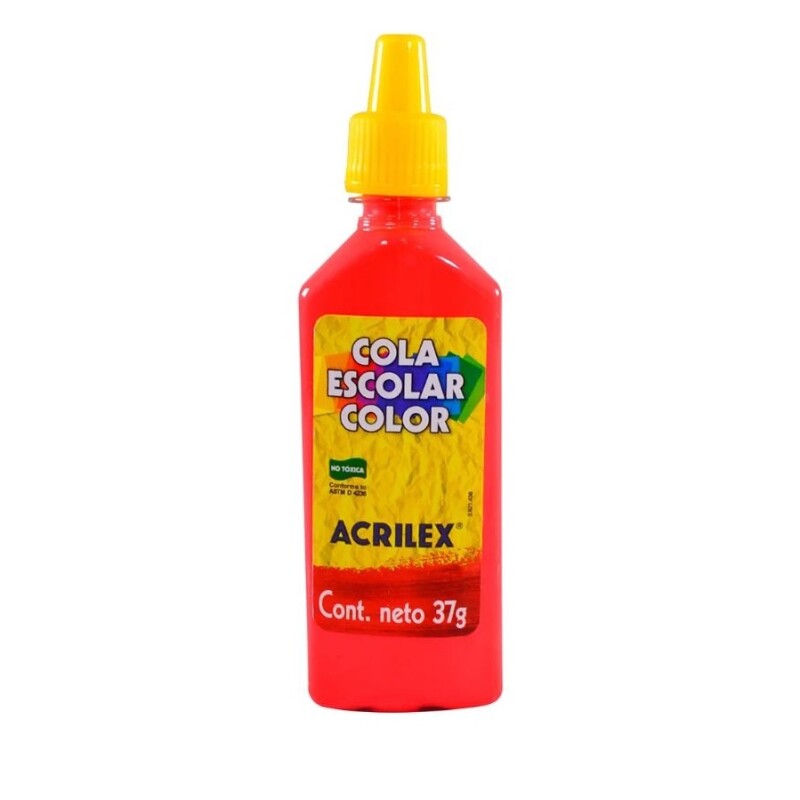 Goma Vinílica 37 G Rojo Acrilex #Goma Vinílica 37 g Rojo Acrilex