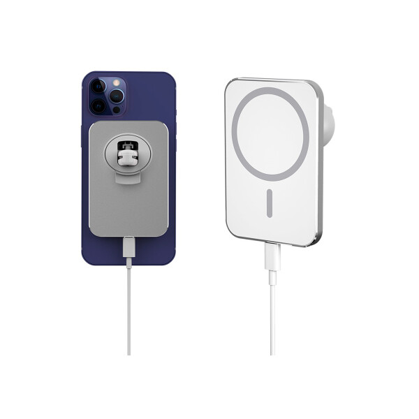 Cargador magnético para auto X16 con MagSafe color blanco Cargador Magnético Para Auto X16 Con Magsafe Color Blanco