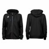 Campera Canguro Con Capucha Deportivo Para Mujer Arena Women's Team Hooded Jacket Panel Negro