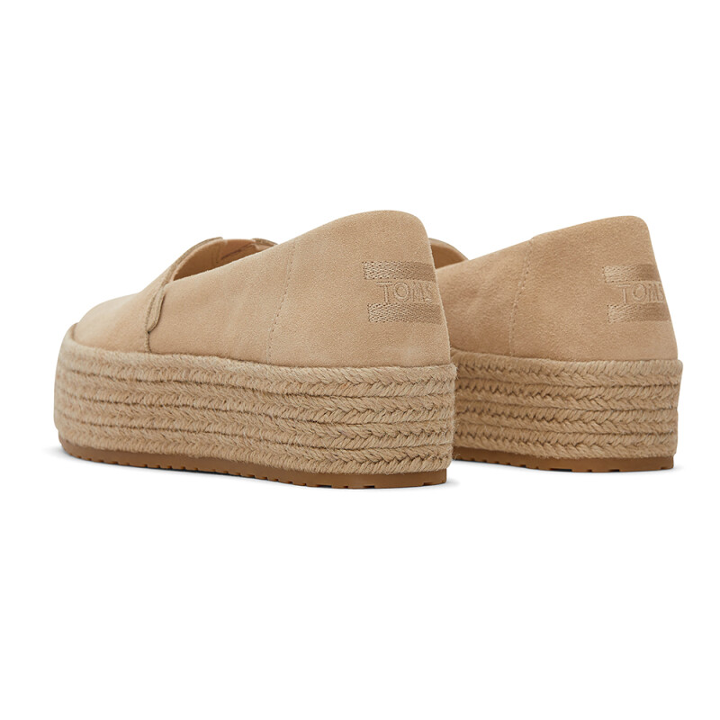 Alpargatas Oatmeal Suede Wm Valcia Esp Mujer Natural