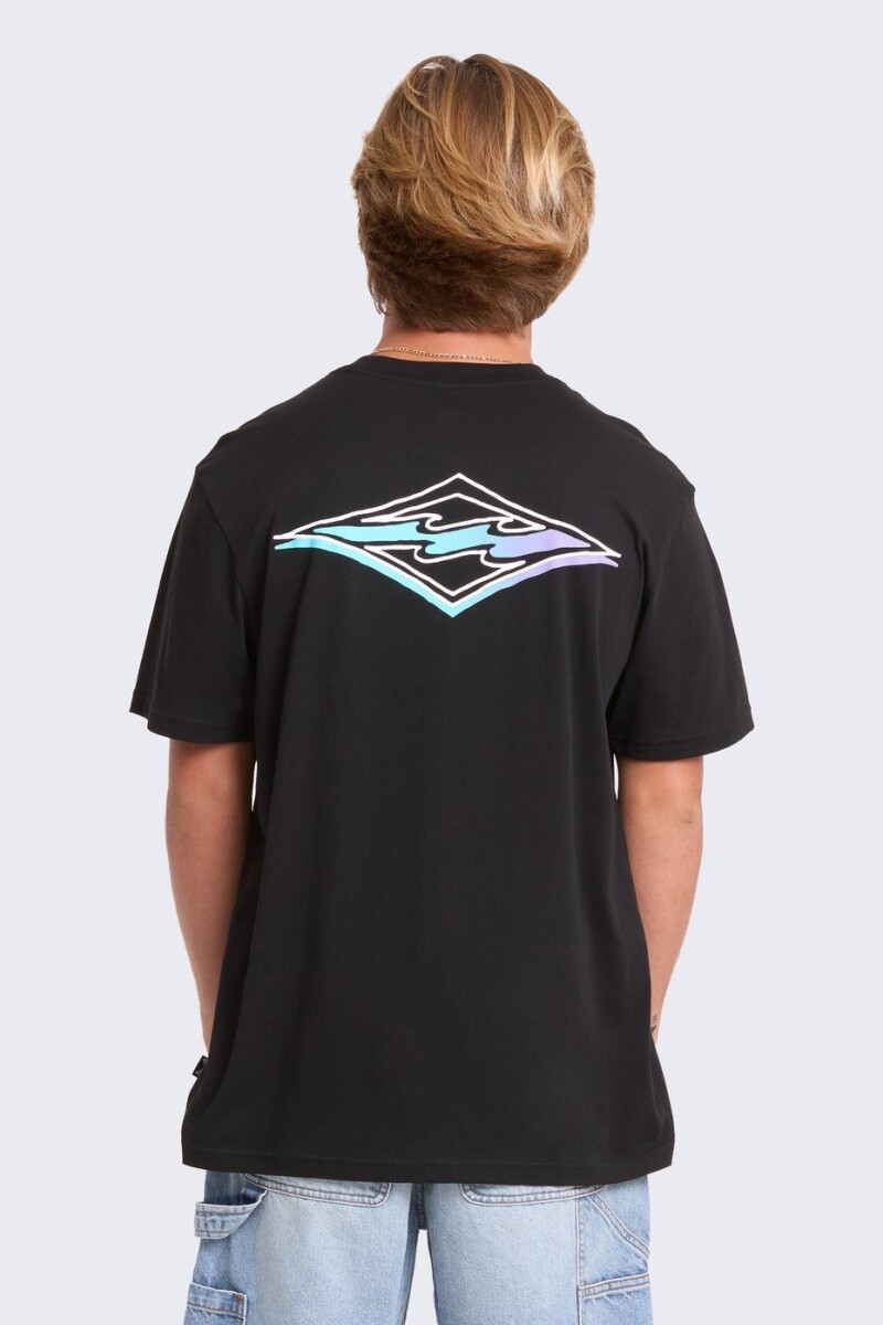 REMERA CRAYON WAVE PREMIUM SS J-negro