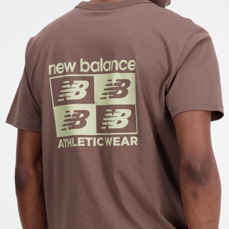 Remera New Balance de hombre - MT33511DUO BROWN