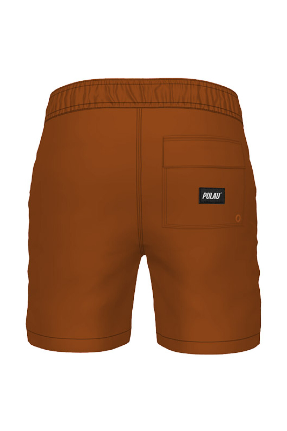 Short Pulau Checker Marron