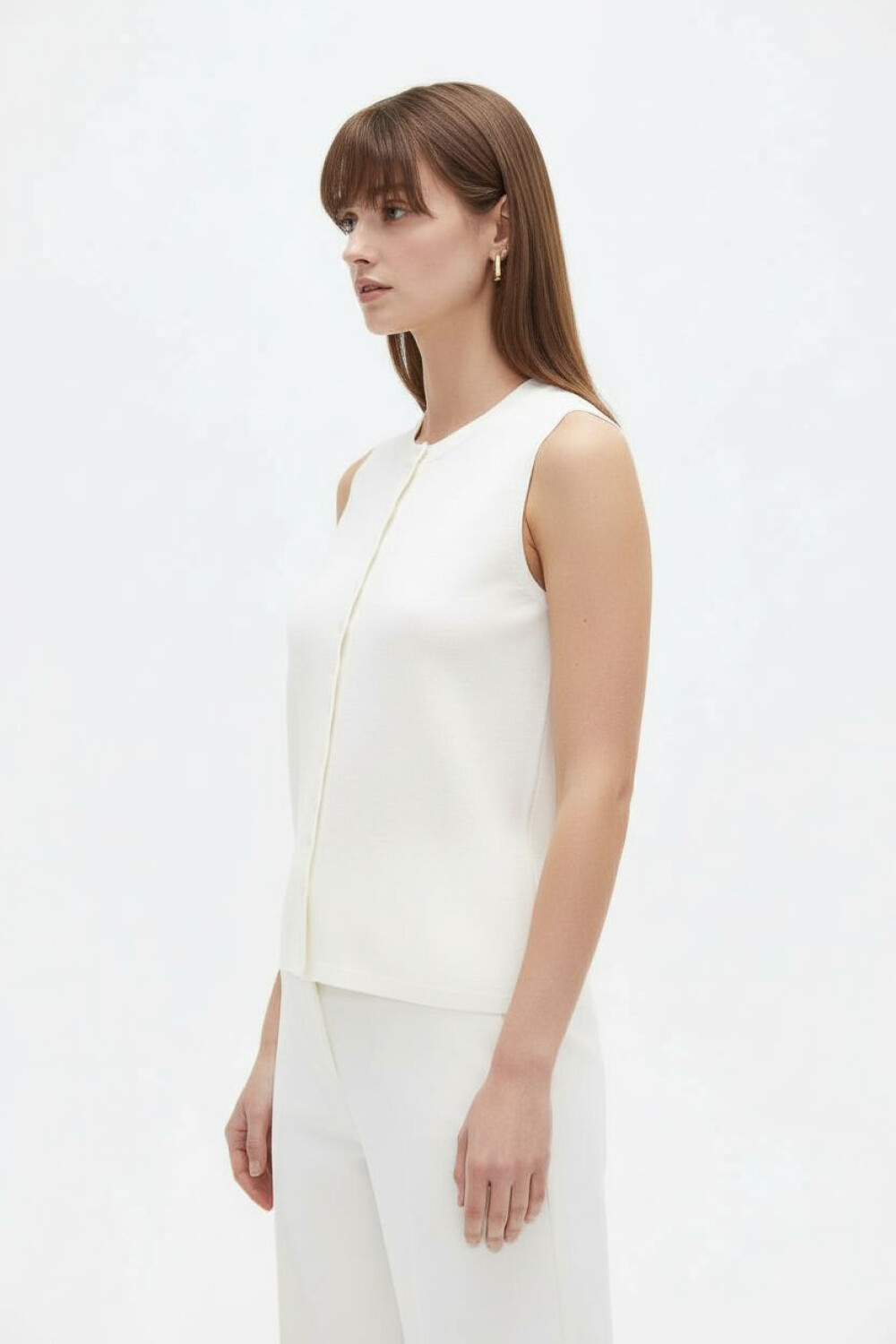 Musculosa Laema Marfil / Off White