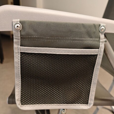 Silla Reposera de Playa Tipo Mochila con Almohada y Bolsillo Gris