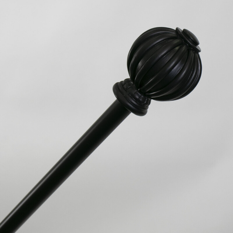 VARA METAL NEGRO P/CORTINA 122-218CM Unica