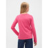 V-FRCH LS LOGO TEE WEDNESDAY PINK