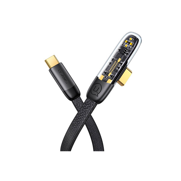Cable Usams Tipo-C a Tipo-C ángulo recto 20W Cable Usams Tipo-c A Tipo-c ángulo Recto 20w
