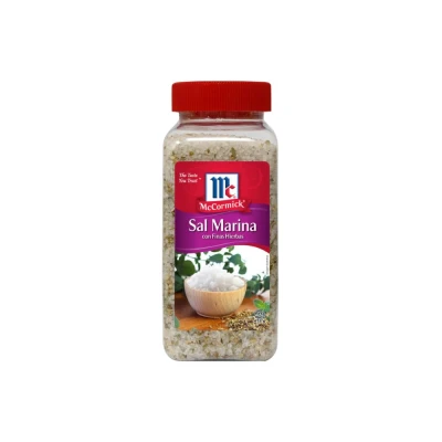 Sal marina con finas hierbas Mc Cormick 475gr Sal Marina Con Finas Hierb 475