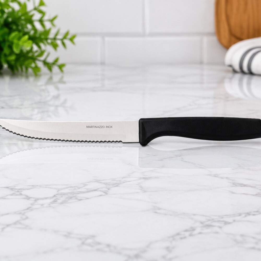 Piemonte Negro Cuchillo de Mesa M.Plastico 20035-5 Piemonte Negro Cuchillo de Mesa M.Plastico 20035-5