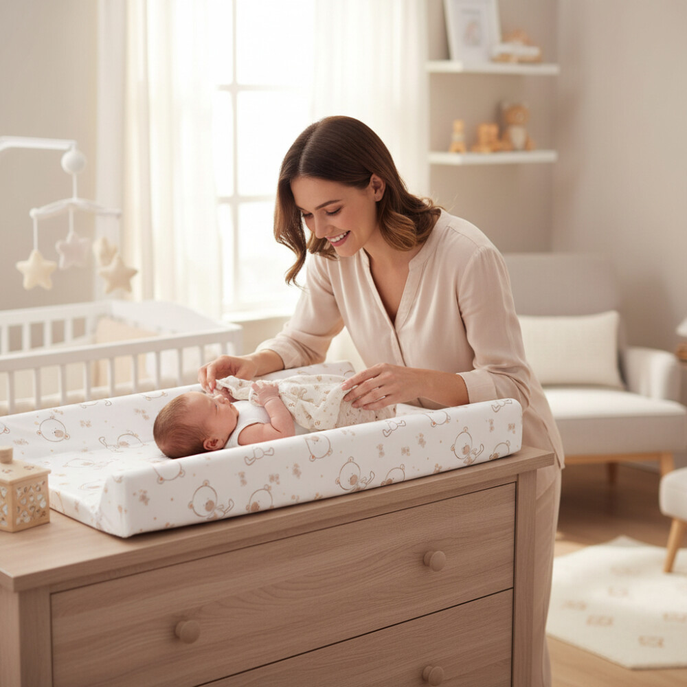 Cambiador rigido LORELLI 70x50 perros dots