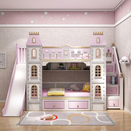 CAMA INFANTIL FUNCIONAL DISNEY BLANCO - 1,5 PLAZAS