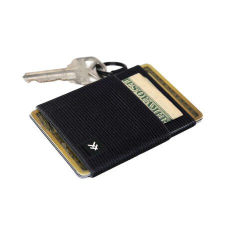 Billetera Thread Black Elastic Wallet Elastic Wallet