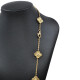 Collar oro 18k y brillantes modelo Alhambra largo 54 cm Collar oro 18k y brillantes modelo Alhambra largo 54 cm