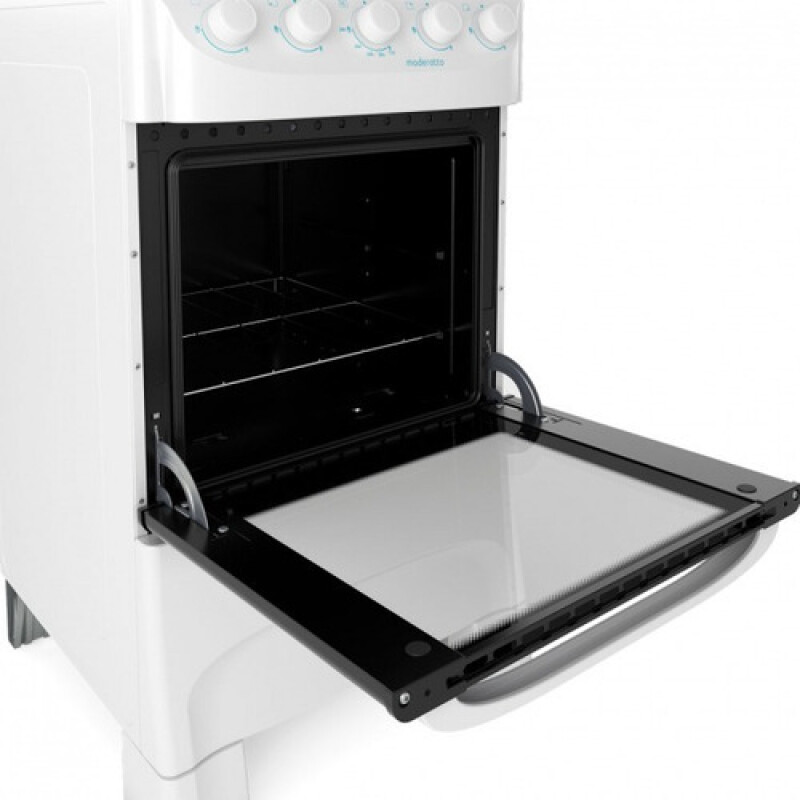 COCINA MUELLER MODERATTO 4 HORNALLAS BLANCA
