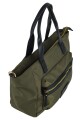 Cartera con bolsillo grande al frente verde