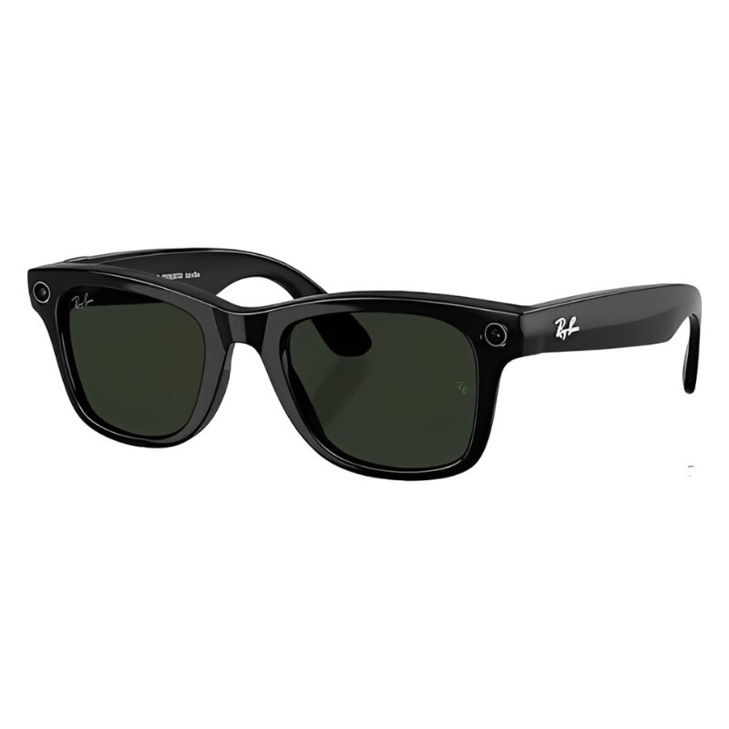 Lente Ray-Ban Meta Wayfarer Gen2 Shiny Black Trans Graphite Green L 721308 Lente Ray-Ban Meta Wayfarer Gen2 Shiny Black Trans Graphite Green L 721308