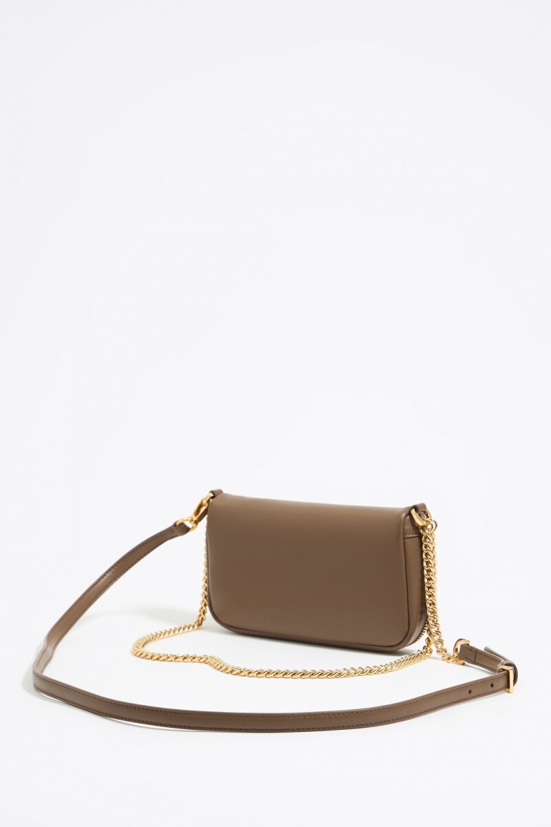 BOLSO BANDOLERA MINI PIEL Gris