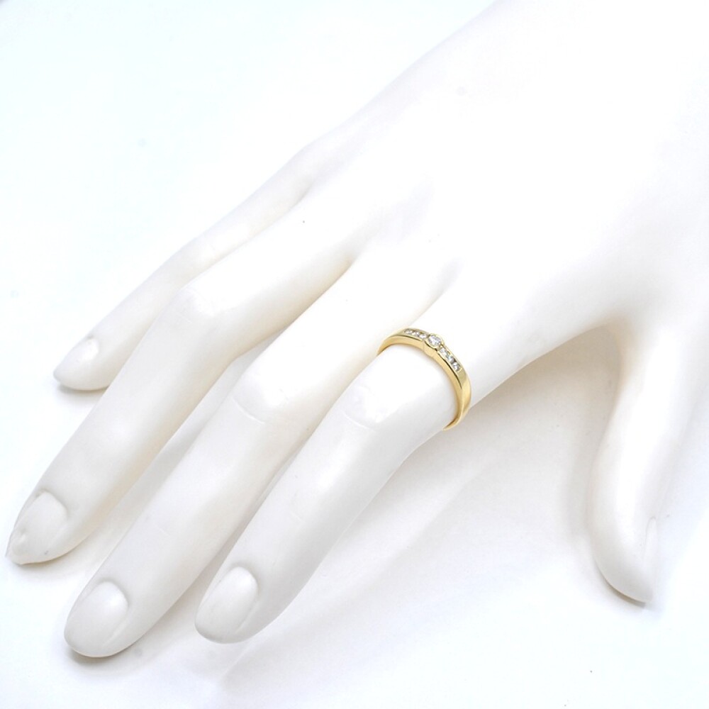 Anillo oro 18k y brillantes Anillo oro 18k y brillantes