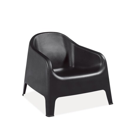 BUTACA EXTERIOR POLIPROPILENO NEGRO SKARPO