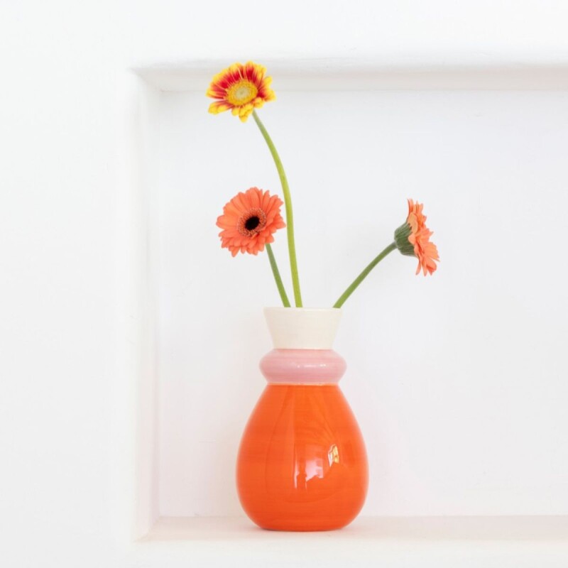 Florero de cerámica Carolina Amor del Color