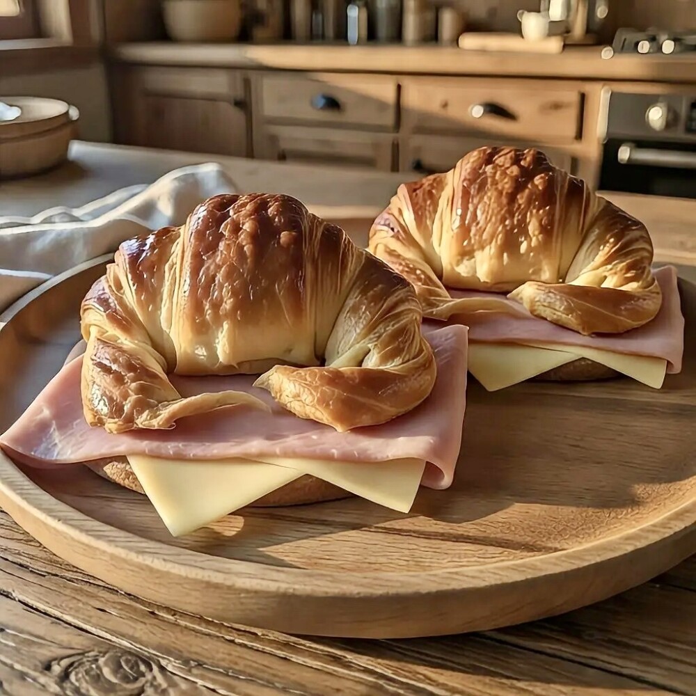 Medialuna de Jamón y Queso Medialuna de Jamón y Queso