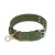 Collar Hebilla Nylon Perros Raza Grande 65 cm Ajustable Variante Color Verde