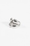 Anillo bold plateado