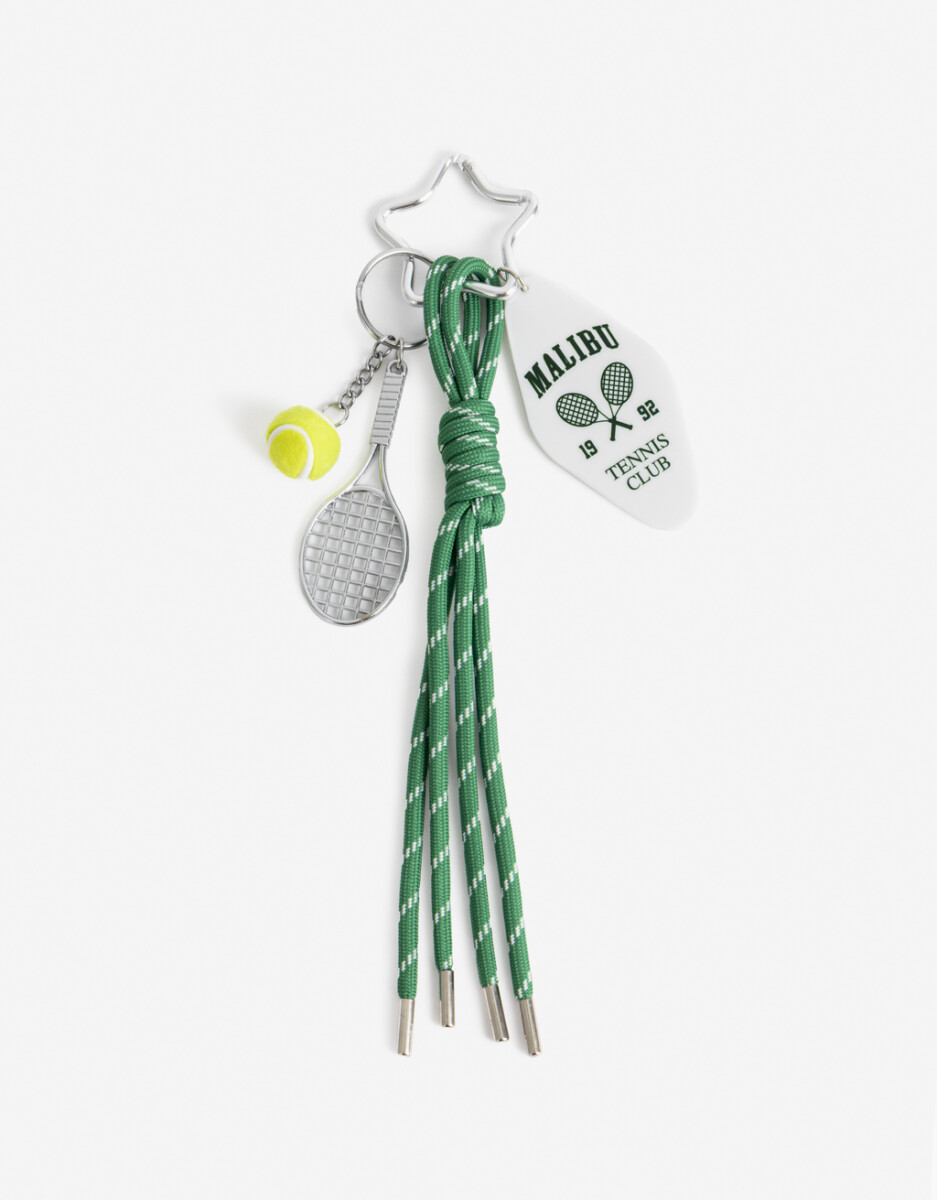 Llavero Y Bag Charm De Tennis 