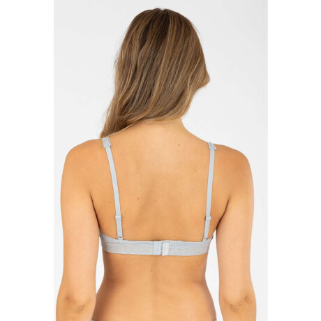 Top triangulo daisy Gris melange