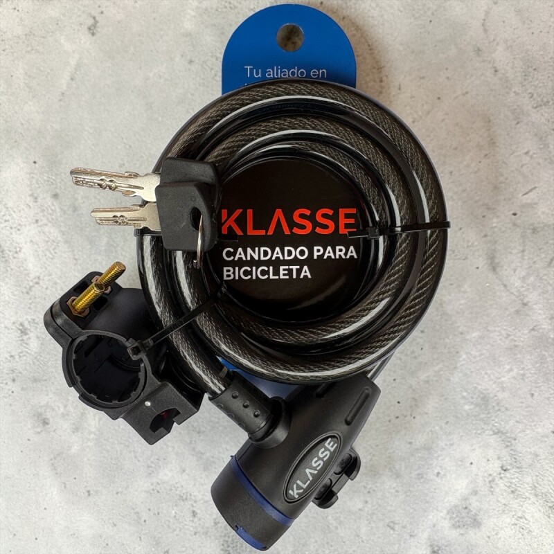 Candado para bicicleta Klasse | Apertura con llave y funda de PVC Candado para bicicleta Klasse | Apertura con llave y funda de PVC