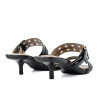 Sandalia Vizzano Taco Fino Bajo de Mujer - 6518.103-13488 Negro