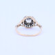 Anillo oro 18k con brillantes y diamantes Anillo oro 18k con brillantes y diamantes
