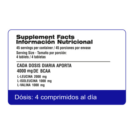 BCAA 4000 120tabs Qualivits BCAA 4000 120tabs Qualivits