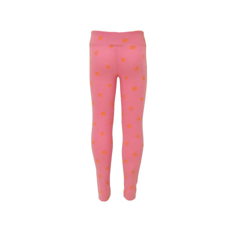 Calza Larga Reebok G Es Aop Leggin p/ Niñas Deportiva Casual Rosa