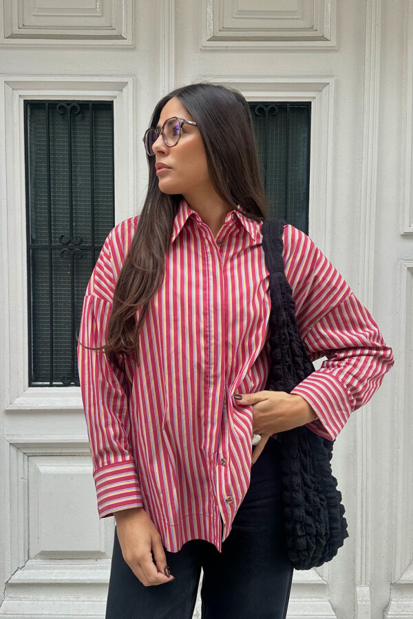 Camisa especial rayas Amarillo