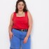 Musculosa Brunela Rojo