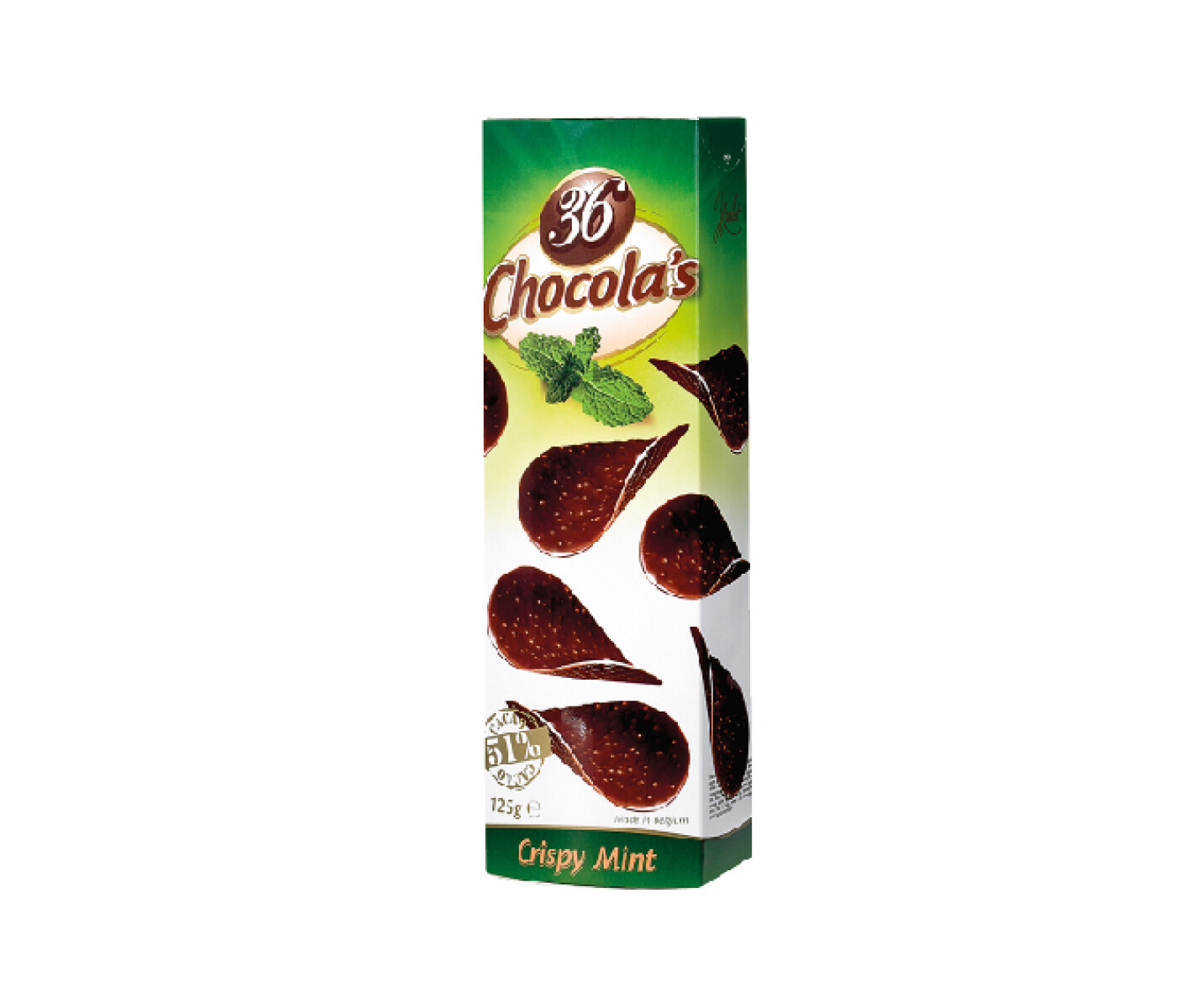 CHOCOLA´S CRISPY MINT 125 GR 