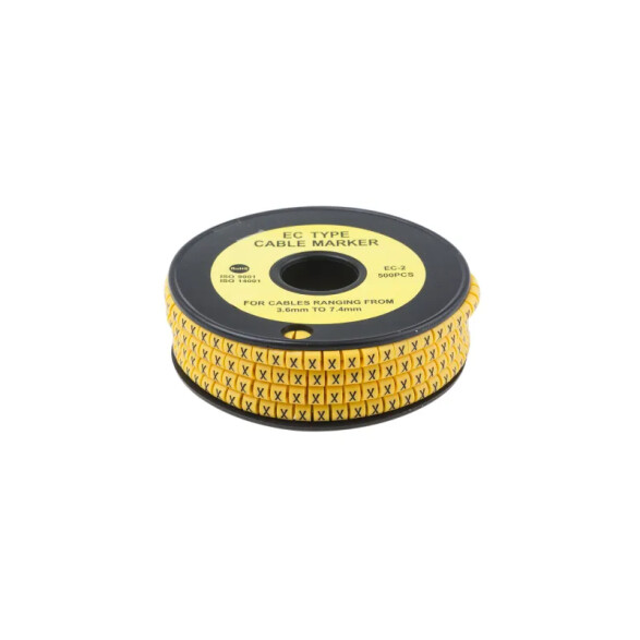 Identificador para cables de 2 a 4mm2, letra "X" WI4553