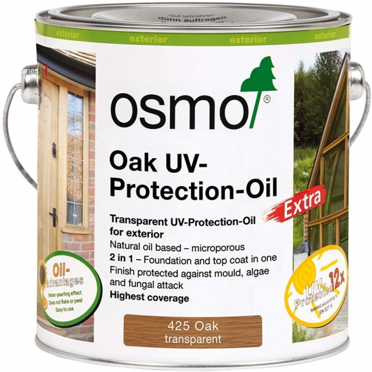 OSMO 425 ACEITE DE PROTECCION 12 UV ROBLE SATINADO 2.5 LT. 